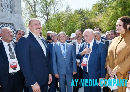 Prezidentin mədəniyyət xadimləri və şuşalılarla səmimi söhbəti - FOTOLAR