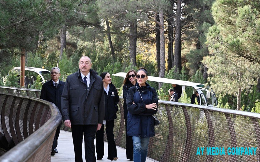 Prezident İlham Əliyev Mərkəzi Nəbatat Bağının açılışında iştirak etdi