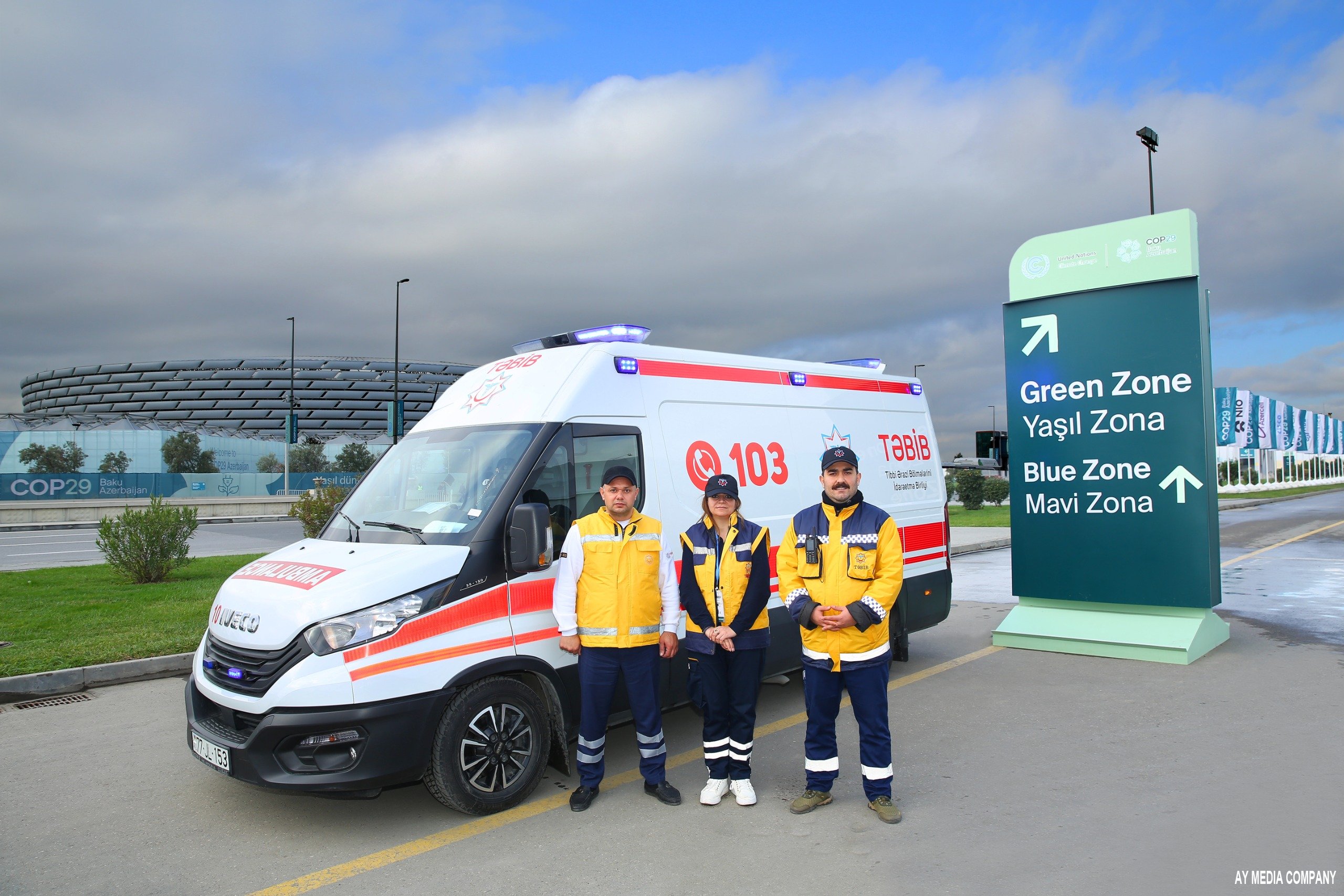 COP29-la əlaqədar 826 nəfərə tibbi xidmət göstərilib