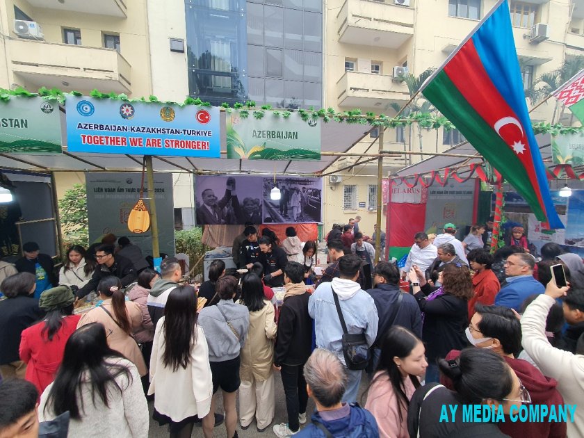 Hanoy beynəlxalq qida festivalında Azərbaycan pavilyonuna böyük maraq olub