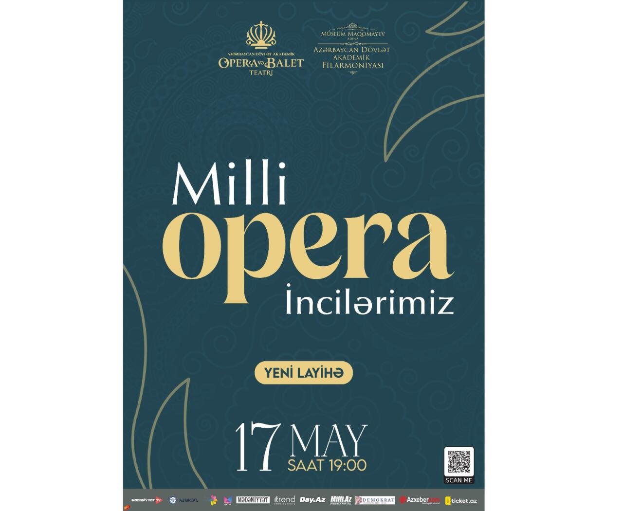 Azərbaycan Dövlət Akademik Opera və Balet Teatrı “Milli opera incilərimiz” layihəsini təqdim edir