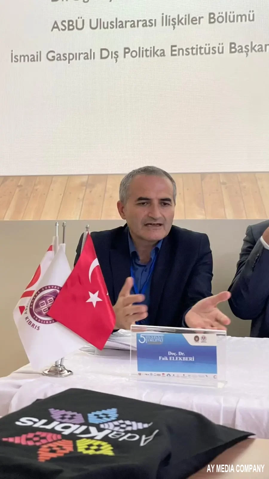 Faiq Ələkbərli Şimali Kipr Türk Respublikasında 5. Manas Forumunda iştirak edib