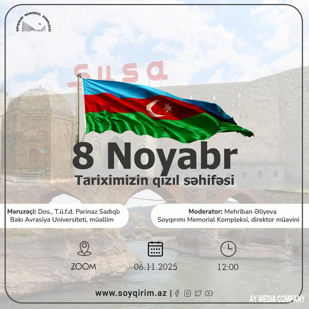 9 Noyabr - Dövlət Bayrağı Gününə həsr edilmiş vebinar keçirilib.